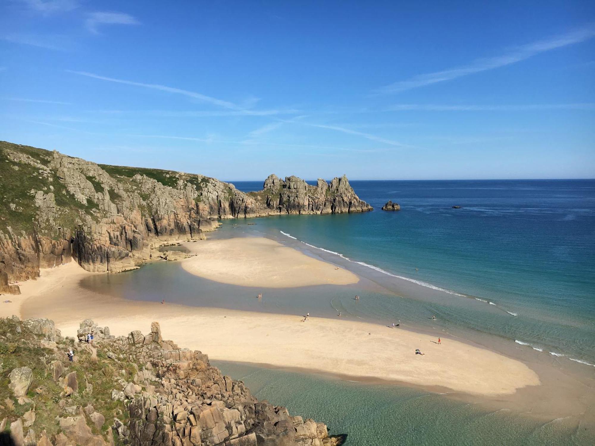 Trengothal Barn Lejlighed Porthcurno Eksteriør billede