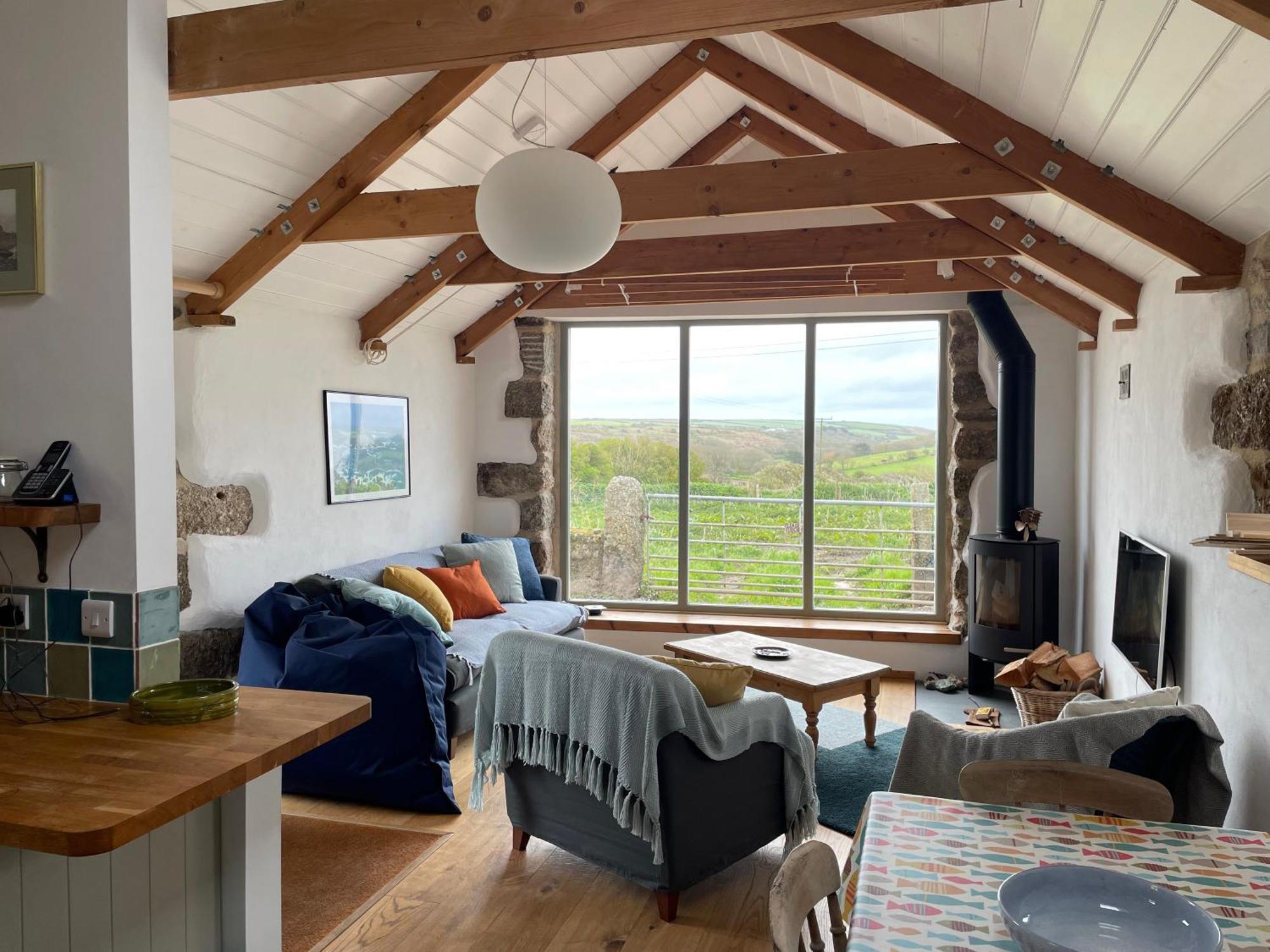 Trengothal Barn Lejlighed Porthcurno Eksteriør billede
