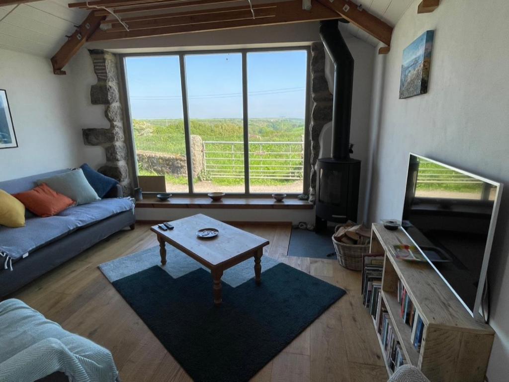 Trengothal Barn Lejlighed Porthcurno Eksteriør billede